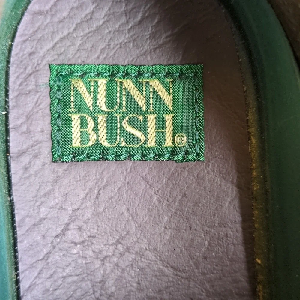 Nunn Bush Shoes Mens Monroe Brown 8 Leather Oxfords Saddle Dress Comfort
